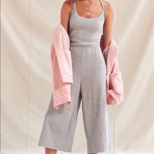 Urban Renewal Remade Ribbed Culotte Jumpsuit
